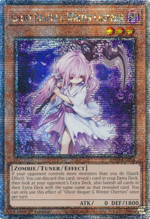 Ghost Reaper & Winter Cherries (Quarter Century Secret Rare) [RA03-EN014] Quarter Century Secret Rare | Total Play