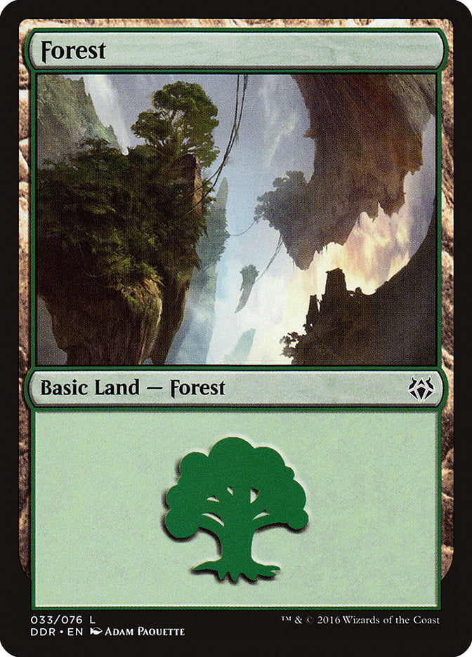 Forest (33) [Duel Decks: Nissa vs. Ob Nixilis] | Total Play