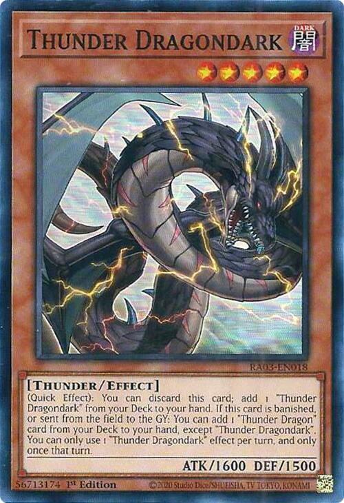 Thunder Dragondark [RA03-EN018] Super Rare | Total Play