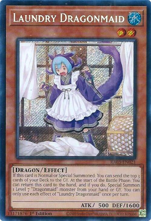 Laundry Dragonmaid (Secret Rare) [RA03-EN021] Secret Rare | Total Play