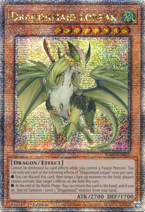 Dragonmaid Lorpar (Quarter Century Secret Rare) [RA03-EN022] Quarter Century Secret Rare | Total Play