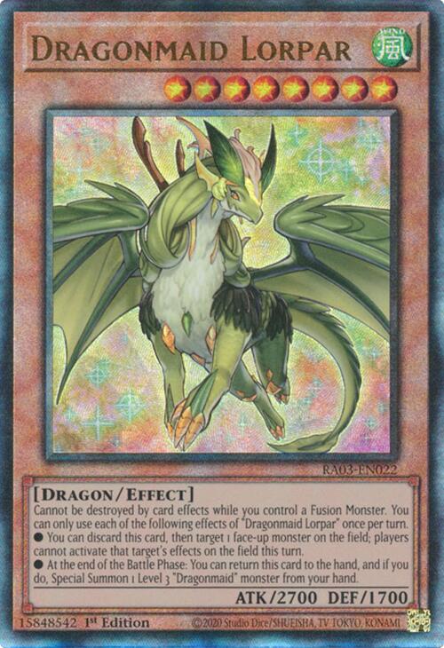 Dragonmaid Lorpar (UTR) [RA03-EN022] Prismatic Ultimate Rare | Total Play