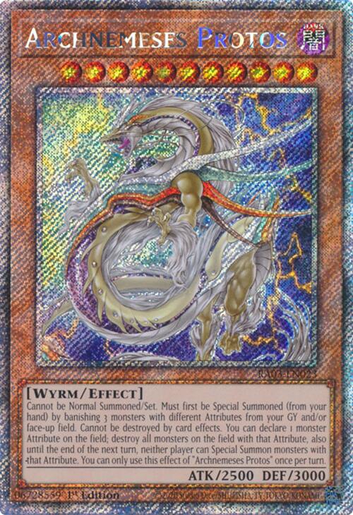 Archnemeses Protos (Platinum Secret Rare) [RA03-EN023] Platinum Secret Rare | Total Play