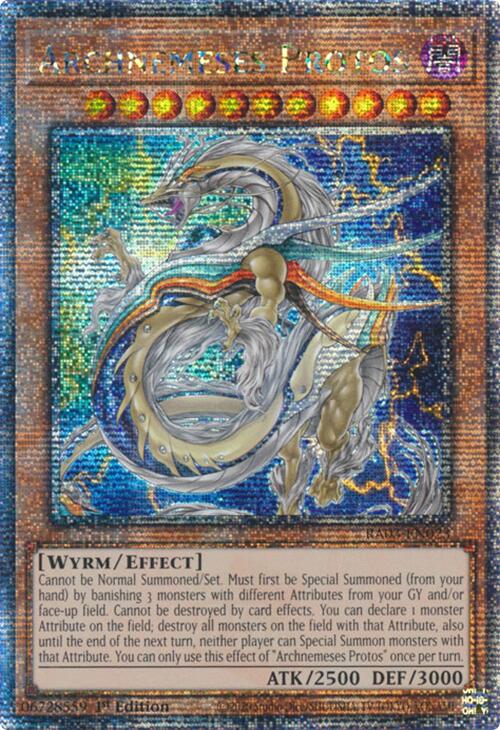 Archnemeses Protos (Quarter Century Secret Rare) [RA03-EN023] Quarter Century Secret Rare | Total Play