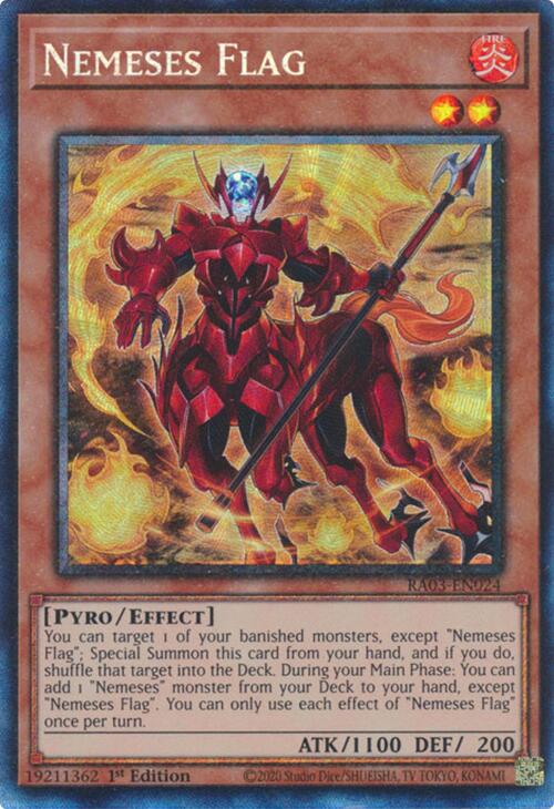 Nemeses Flag (CR) [RA03-EN024] Prismatic Collector's Rare | Total Play