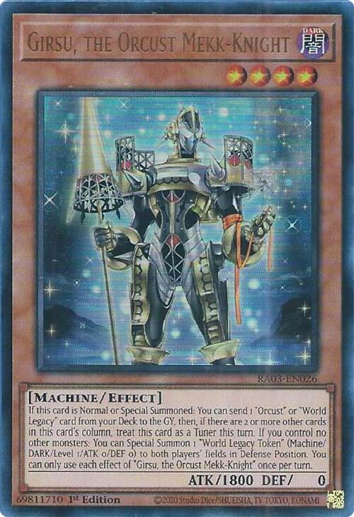 Girsu, the Orcust Mekk-Knight (UR) [RA03-EN026] Ultra Rare | Total Play