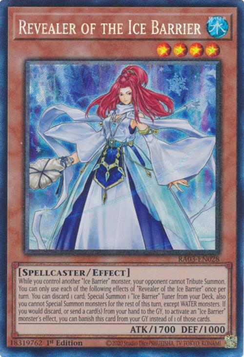 Revealer of the Ice Barrier (CR) [RA03-EN028] Prismatic Collector's Rare | Total Play