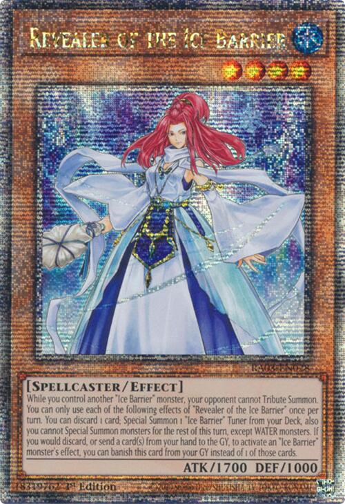 Revealer of the Ice Barrier (Quarter Century Secret Rare) [RA03-EN028] Quarter Century Secret Rare | Total Play