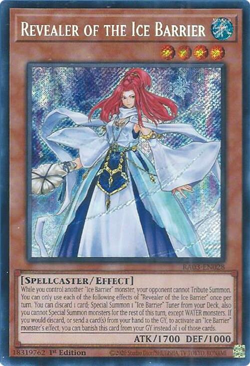 Revealer of the Ice Barrier (Secret Rare) [RA03-EN028] Secret Rare | Total Play