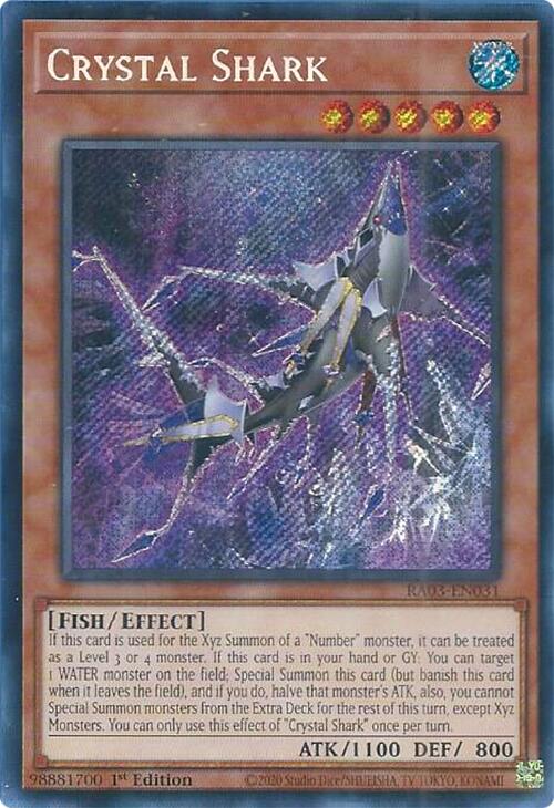 Crystal Shark (Secret Rare) [RA03-EN031] Secret Rare | Total Play