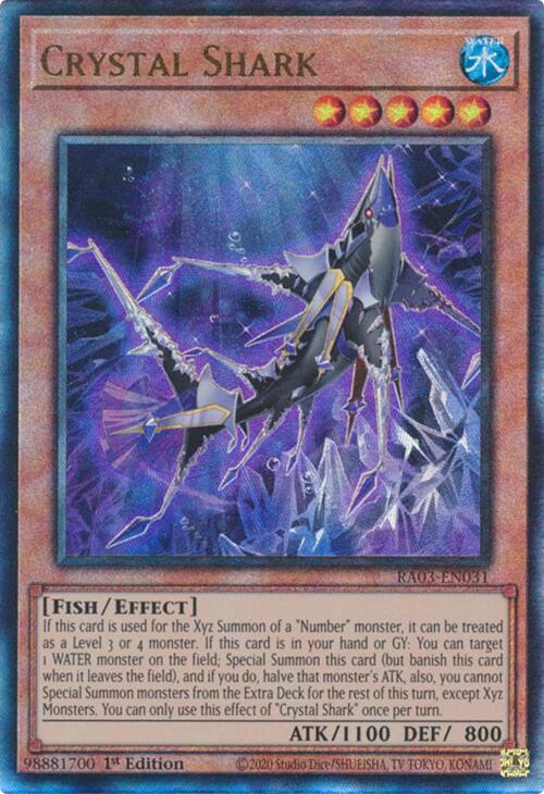 Crystal Shark (UTR) [RA03-EN031] Prismatic Ultimate Rare | Total Play