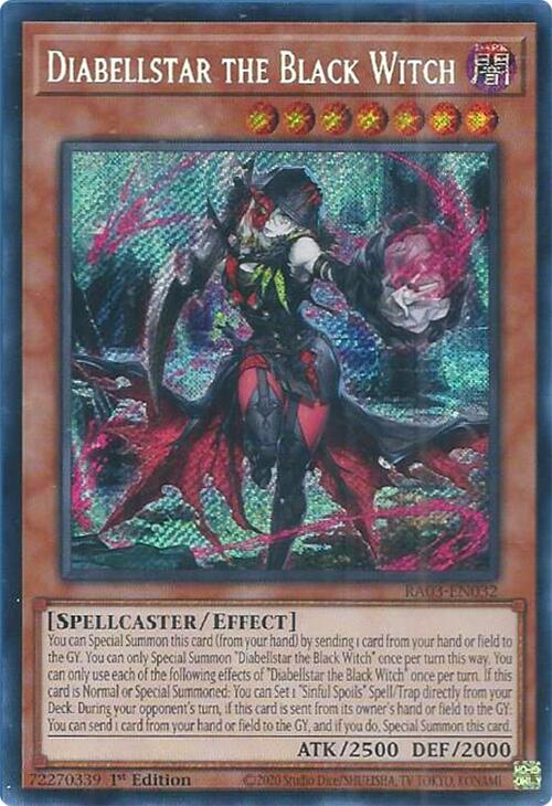 Diabellstar the Black Witch (Secret Rare) [RA03-EN032] Secret Rare | Total Play