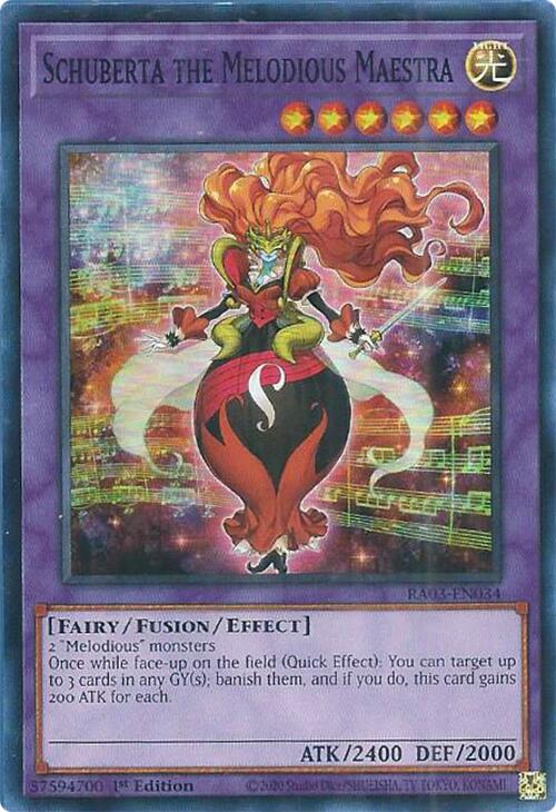 Schuberta the Melodious Maestra [RA03-EN034] Super Rare | Total Play