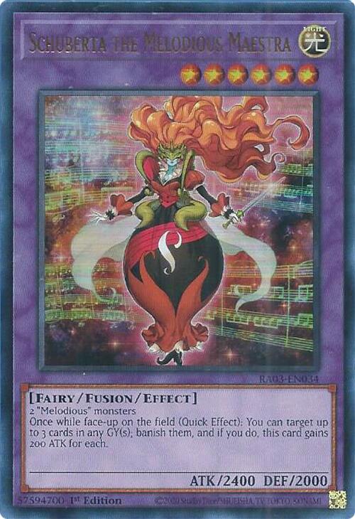 Schuberta the Melodious Maestra (UR) [RA03-EN034] Ultra Rare | Total Play