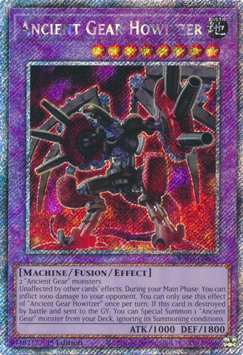 Ancient Gear Howitzer (Platinum Secret Rare) [RA03-EN035] Platinum Secret Rare | Total Play