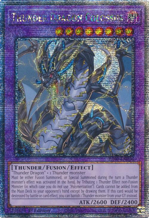 Thunder Dragon Colossus (Quarter Century Secret Rare) [RA03-EN036] Quarter Century Secret Rare | Total Play