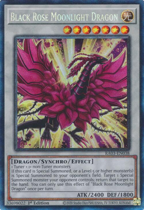 Black Rose Moonlight Dragon (CR) [RA03-EN038] Prismatic Collector's Rare | Total Play