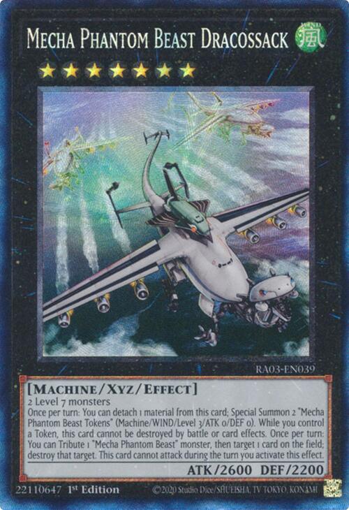 Mecha Phantom Beast Dracossack (CR) [RA03-EN039] Prismatic Collector's Rare | Total Play