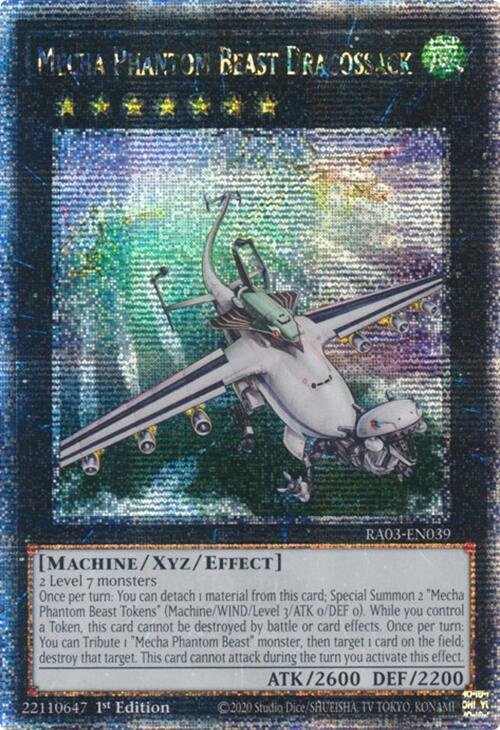 Mecha Phantom Beast Dracossack (Quarter Century Secret Rare) [RA03-EN039] Quarter Century Secret Rare | Total Play