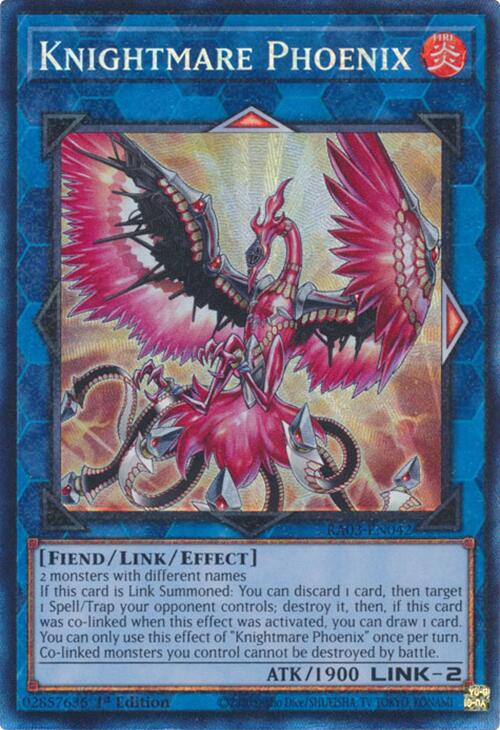 Knightmare Phoenix (CR) [RA03-EN042] Prismatic Collector's Rare | Total Play