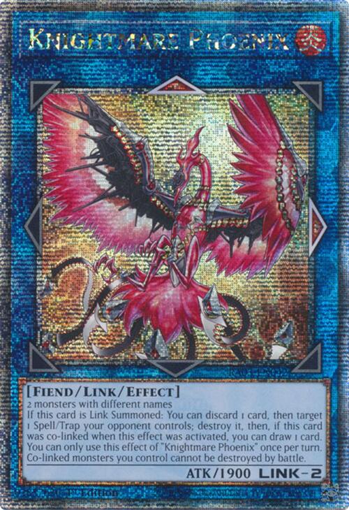 Knightmare Phoenix (Quarter Century Secret Rare) [RA03-EN042] Quarter Century Secret Rare | Total Play