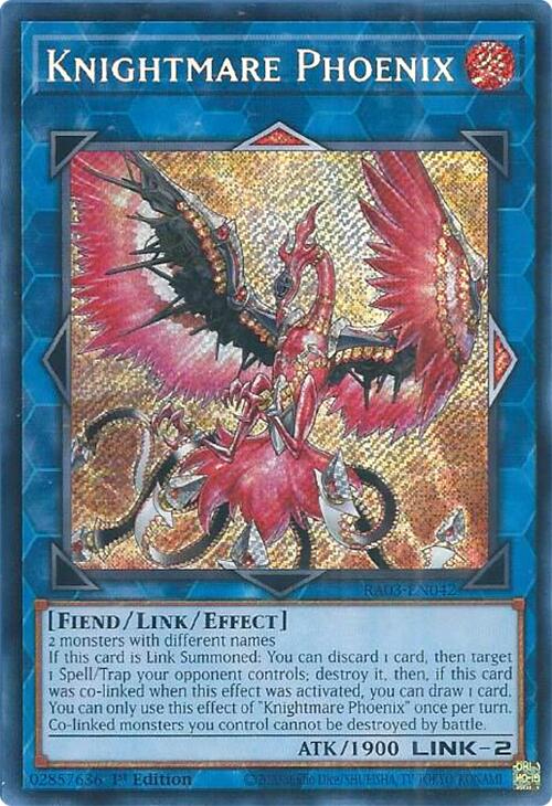 Knightmare Phoenix (Secret Rare) [RA03-EN042] Secret Rare | Total Play