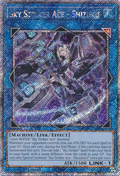 Sky Striker Ace - Shizuku (Platinum Secret Rare) [RA03-EN043] Platinum Secret Rare | Total Play