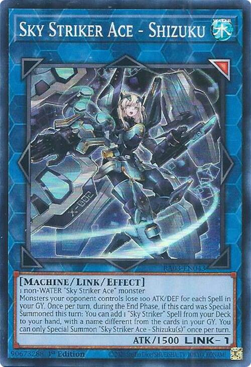 Sky Striker Ace - Shizuku [RA03-EN043] Super Rare | Total Play