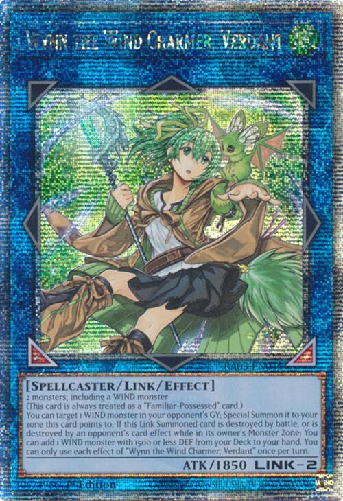 Wynn the Wind Charmer, Verdant (Quarter Century Secret Rare) [RA03-EN045] Quarter Century Secret Rare | Total Play