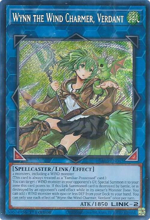 Wynn the Wind Charmer, Verdant (Secret Rare) [RA03-EN045] Secret Rare | Total Play