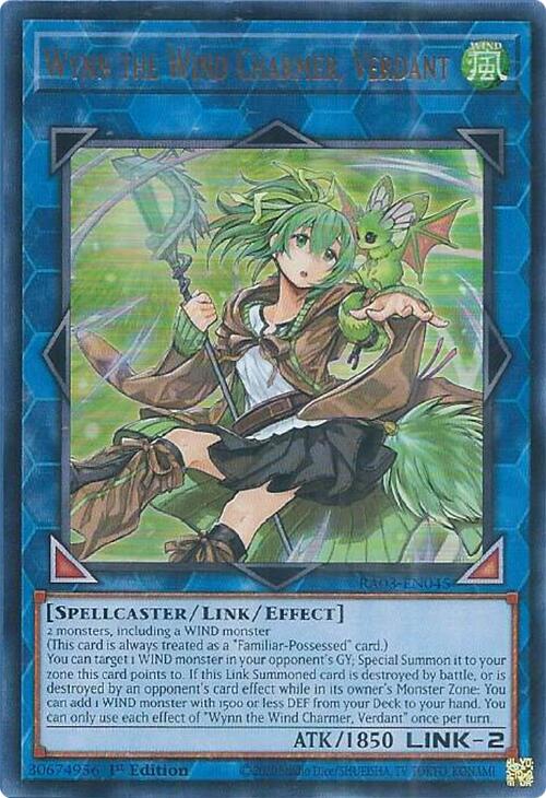 Wynn the Wind Charmer, Verdant (UR) [RA03-EN045] Ultra Rare | Total Play