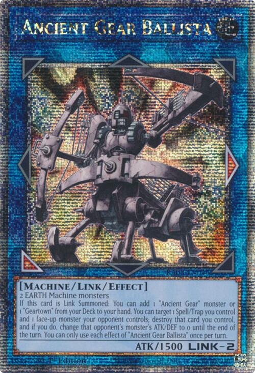 Ancient Gear Ballista (Quarter Century Secret Rare) [RA03-EN046] Quarter Century Secret Rare | Total Play