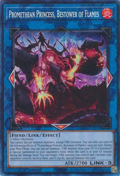Promethean Princess, Bestower of Flames (CR) [RA03-EN050] Prismatic Collector's Rare | Total Play