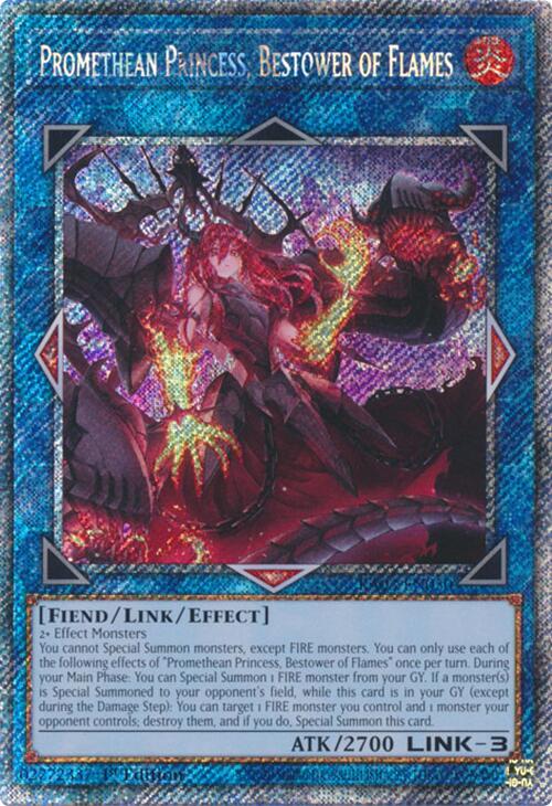 Promethean Princess, Bestower of Flames (Platinum Secret Rare) [RA03-EN050] Platinum Secret Rare | Total Play