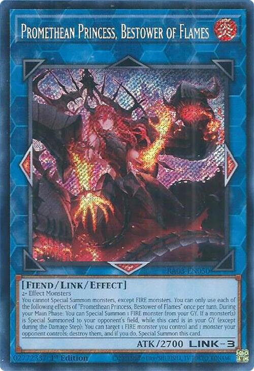 Promethean Princess, Bestower of Flames (Secret Rare) [RA03-EN050] Secret Rare | Total Play