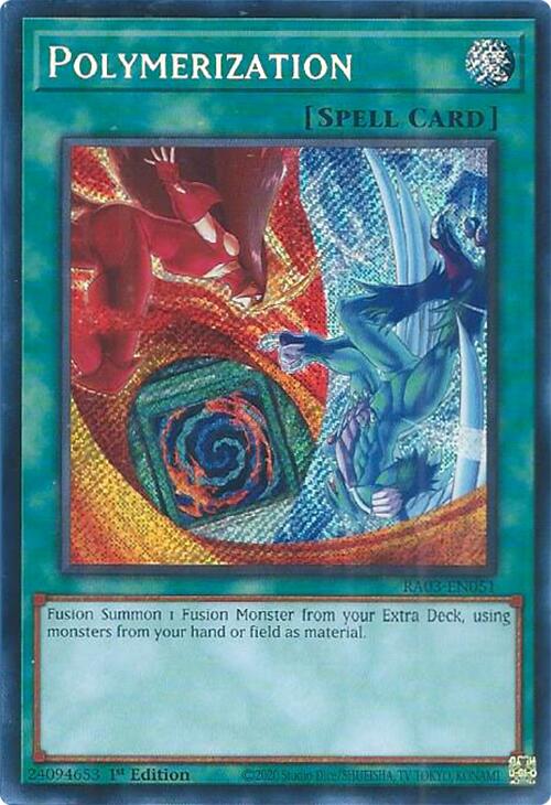 Polymerization (Secret Rare) [RA03-EN051] Secret Rare | Total Play