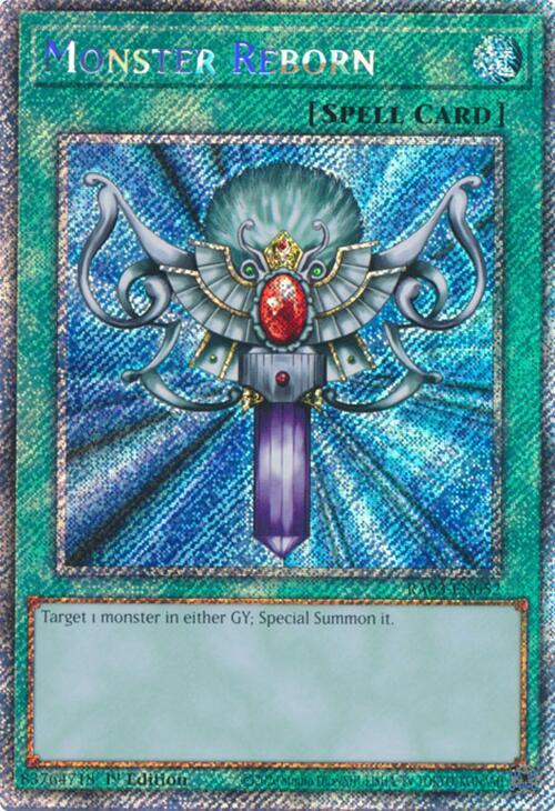 Monster Reborn (Platinum Secret Rare) [RA03-EN052] Platinum Secret Rare | Total Play