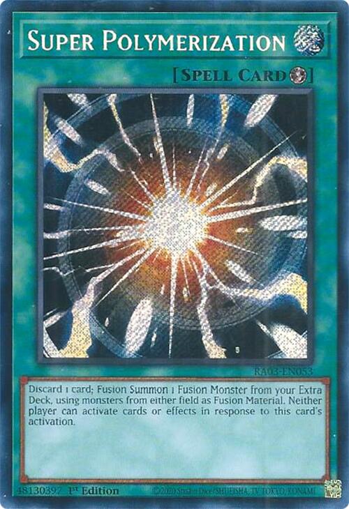 Super Polymerization (Secret Rare) [RA03-EN053] Secret Rare | Total Play