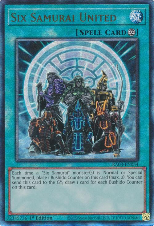 Six Samurai United (UTR) [RA03-EN054] Prismatic Ultimate Rare | Total Play