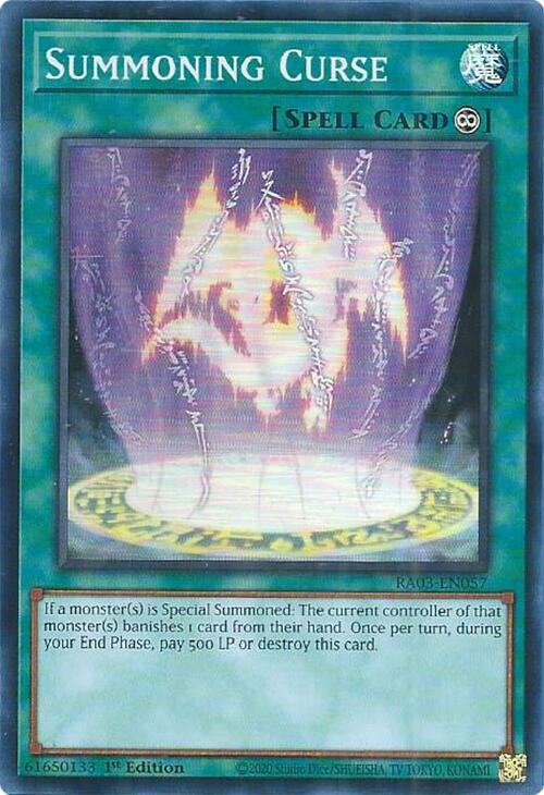 Summoning Curse [RA03-EN057] Super Rare | Total Play