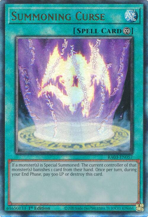 Summoning Curse (UTR) [RA03-EN057] Prismatic Ultimate Rare | Total Play
