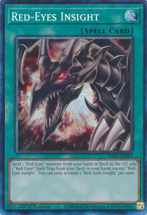 Red-Eyes Insight (CR) [RA03-EN061] Prismatic Collector's Rare | Total Play