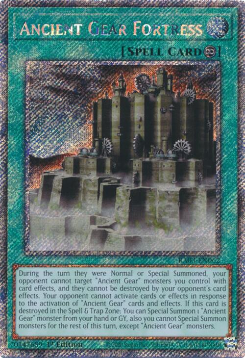 Ancient Gear Fortress (Platinum Secret Rare) [RA03-EN062] Platinum Secret Rare | Total Play