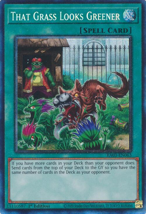 That Grass Looks Greener (CR) [RA03-EN063] Prismatic Collector's Rare | Total Play