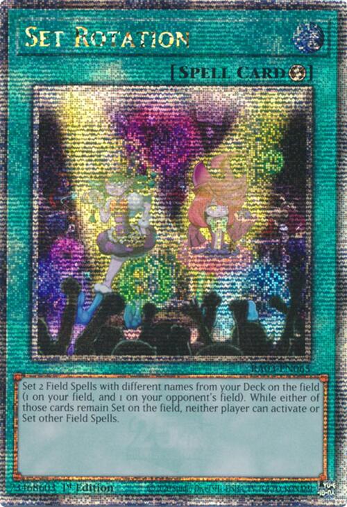 Set Rotation (Quarter Century Secret Rare) [RA03-EN065] Quarter Century Secret Rare | Total Play