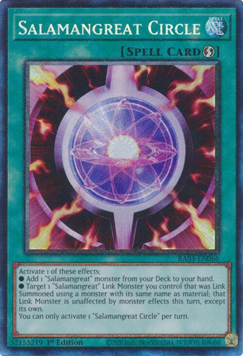 Salamangreat Circle (CR) [RA03-EN066] Prismatic Collector's Rare | Total Play