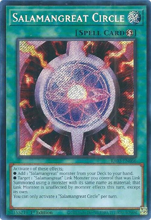 Salamangreat Circle (Secret Rare) [RA03-EN066] Secret Rare | Total Play