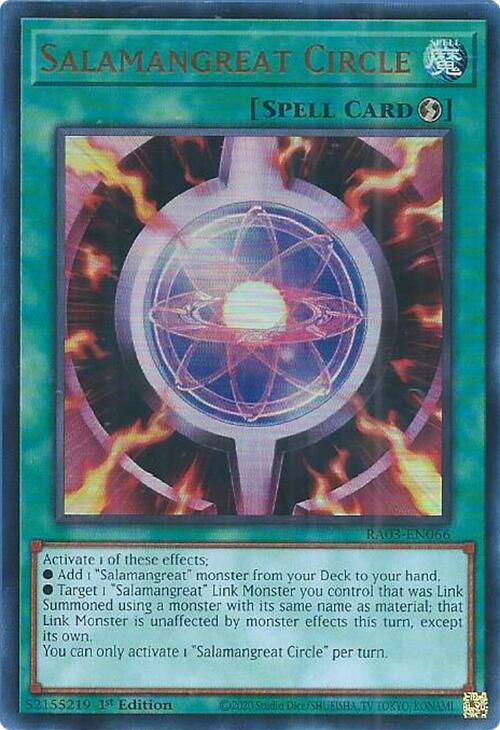 Salamangreat Circle (UR) [RA03-EN066] Ultra Rare | Total Play