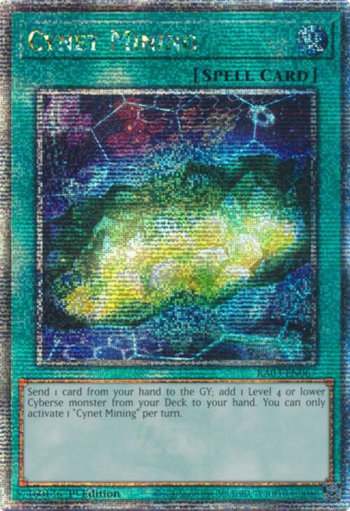 Cynet Mining (Quarter Century Secret Rare) [RA03-EN067] Quarter Century Secret Rare | Total Play