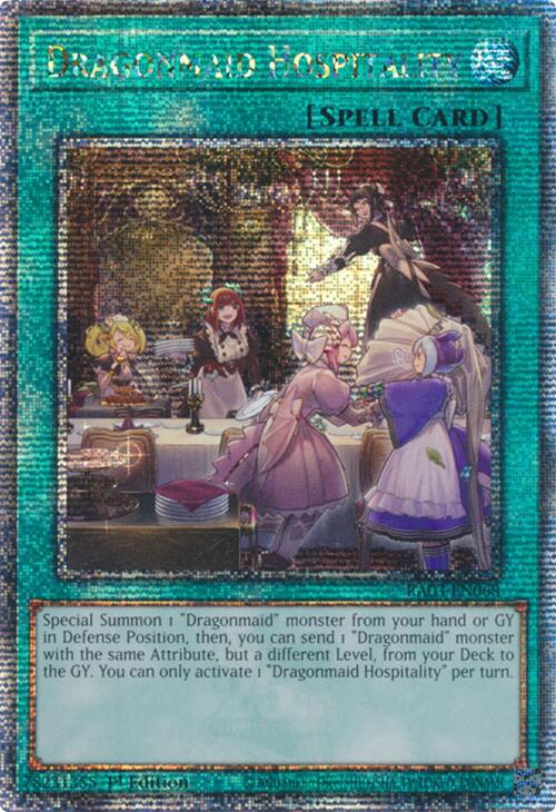 Dragonmaid Hospitality (Quarter Century Secret Rare) [RA03-EN068] Quarter Century Secret Rare | Total Play